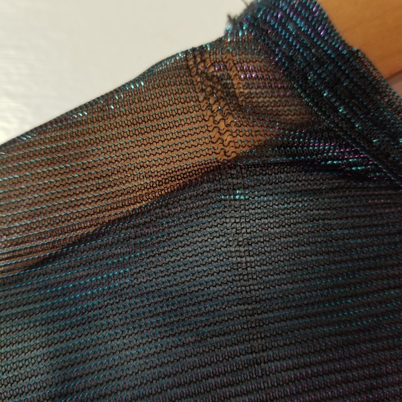 Metallic Mesh Shirt - Picture 7 of 7